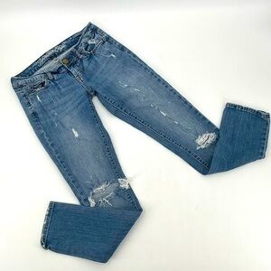 American‎ Eagle Skinny 77 Distressed Size 4 Reg L18